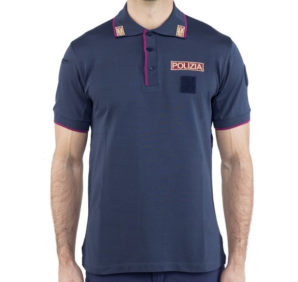 PS POLO MEZZA MANICA NAVY BLU