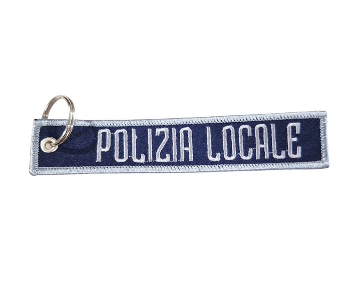 LACCETTO PORTACHIAVI POLIZIA LOCALE